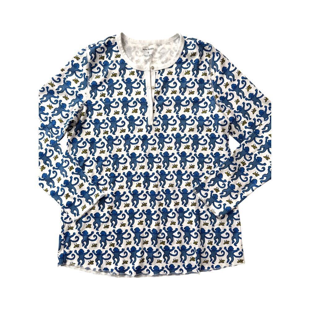Roller rabbit pj long sleeve - size small